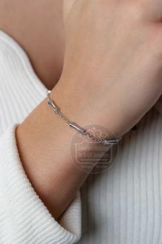 Zinzi zilveren armband ZIA2577 bamboe