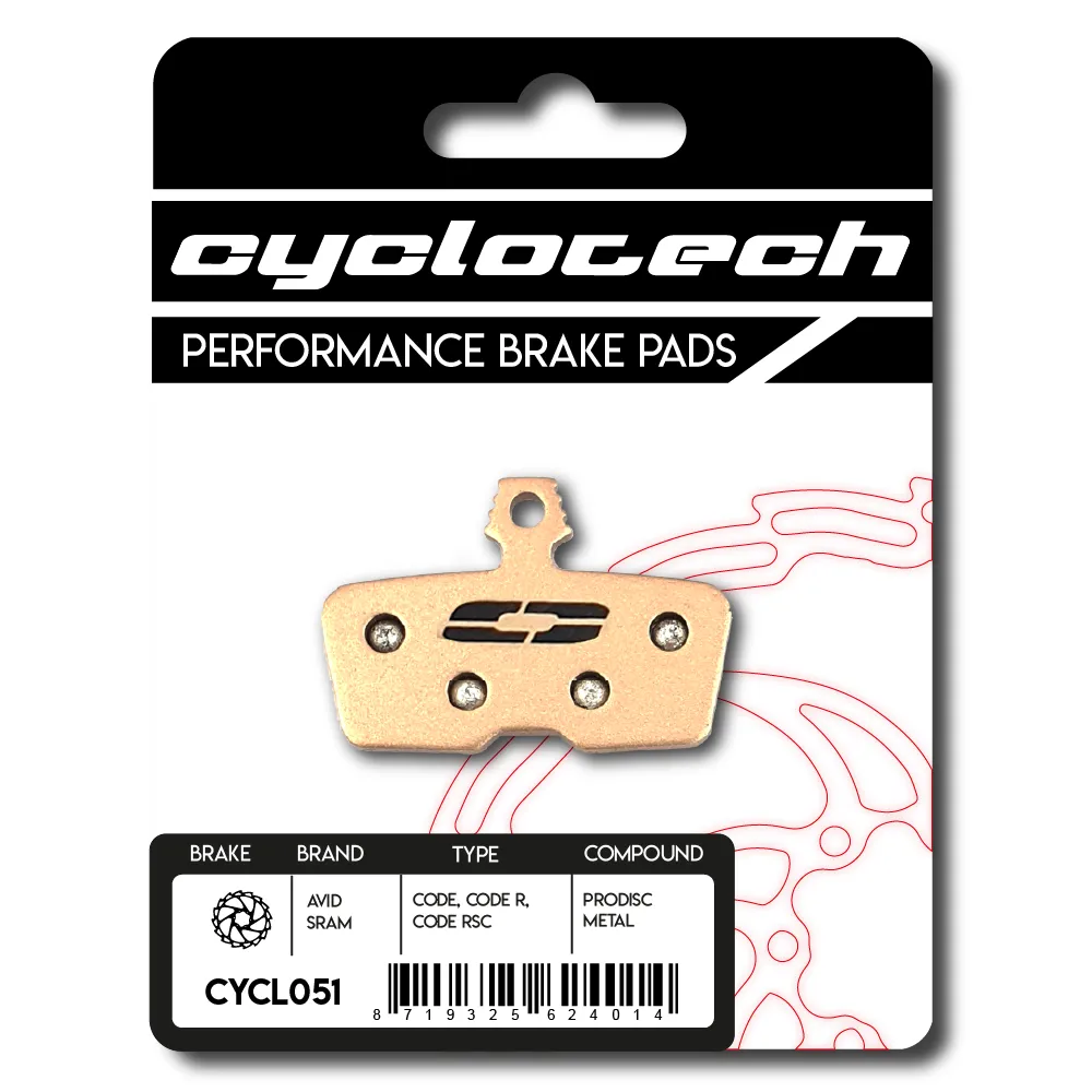 Sram Code remblokken sintered | Cyclotech Prodisc Metal