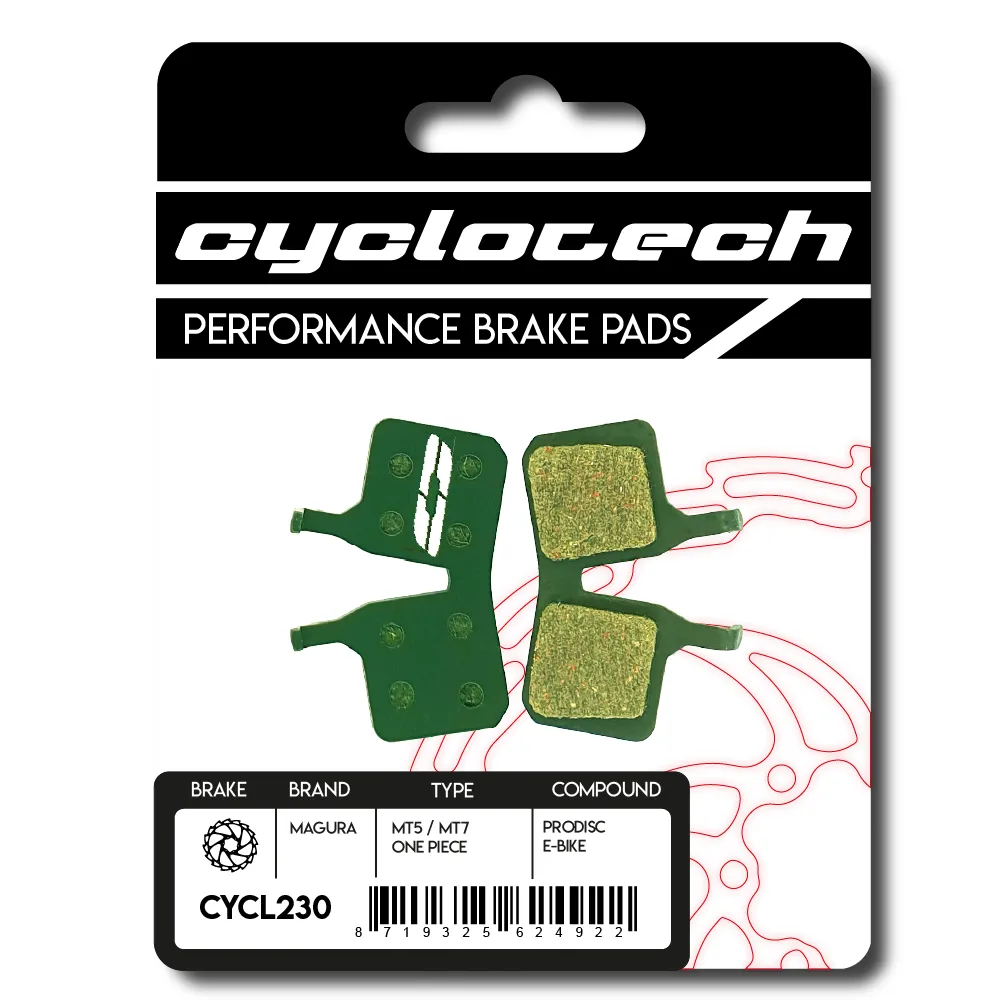 Magura MT-5e remblokken, Cyclotech Prodisc E-bike.