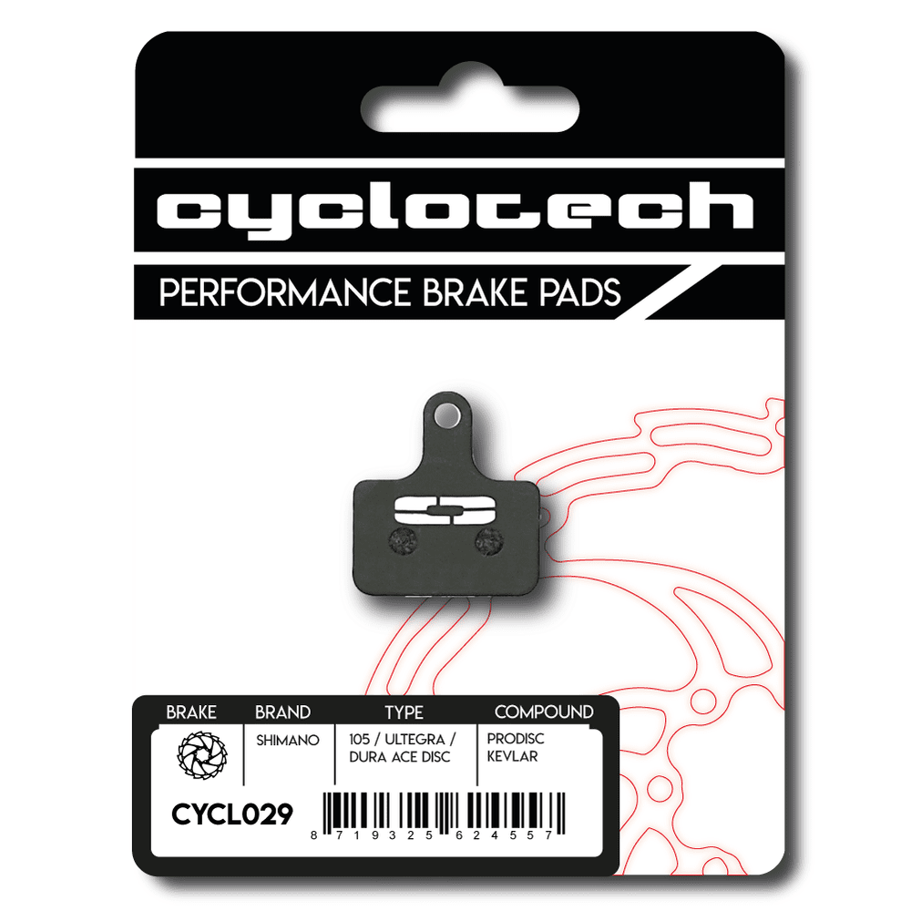 TRP Hylex RS Flat mount remblokken organisch, Cyclotech Prodisc Kevlar.