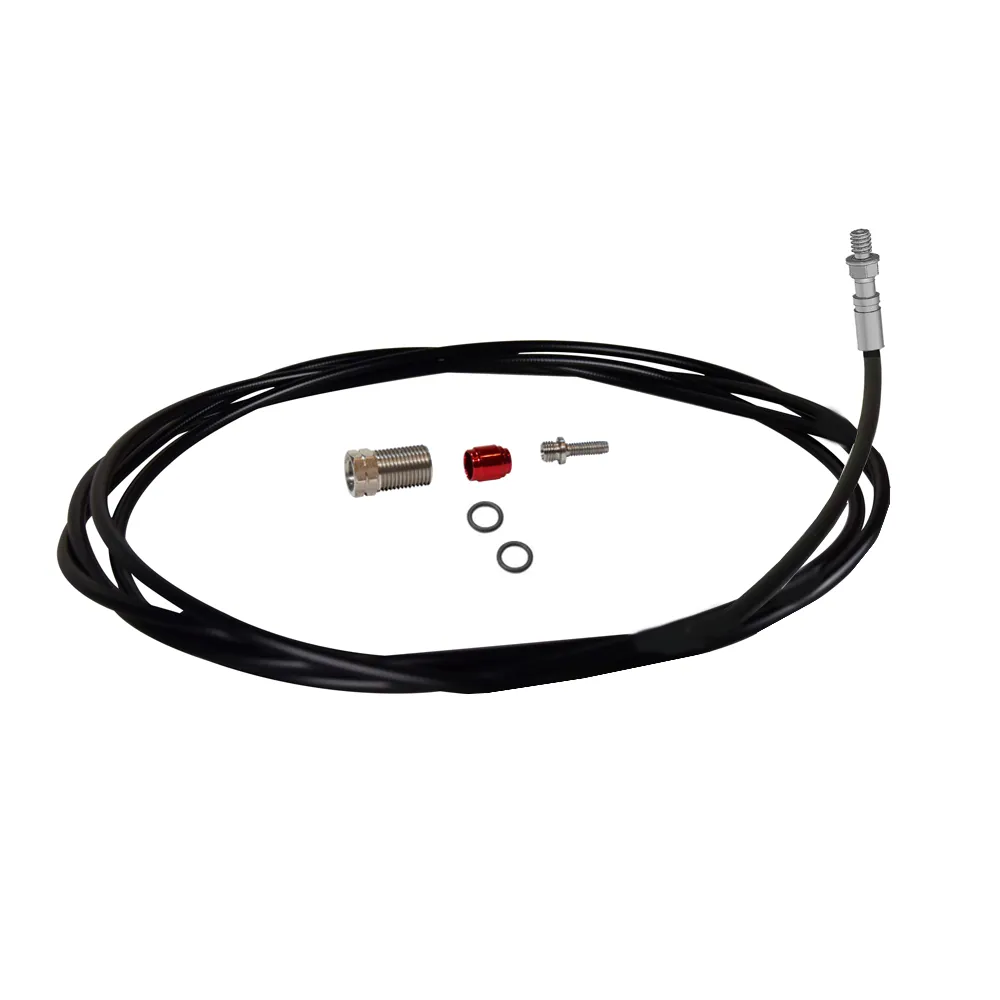 CYSKY Hydraulische Remslang Kit Fiets Schijfrem Olie Buis 2500mm Fiets Hydraulische Schijfrem Slangen Kit voor SRAM/Shimano BH59 BH90 Mountainbike Racefiets Zwart (10000psi