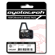 Hayes El Camino remblokken organisch, Cyclotech Prodisc Kevlar.