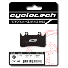 Hope Mono 6-pot - Mono 6Ti Remblokken organisch, Cyclotech Prodisc Kevlar