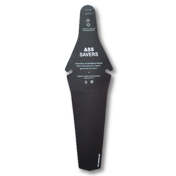 Ass savers Smartass Mudguard achterspatbord zwart