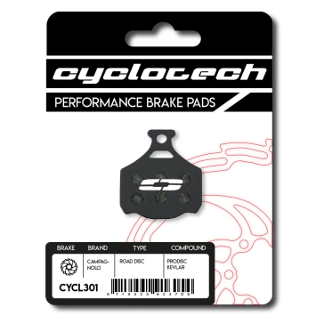 Campagnolo Road Disc remblokken organisch, Cyclotech Prodisc Kevlar.