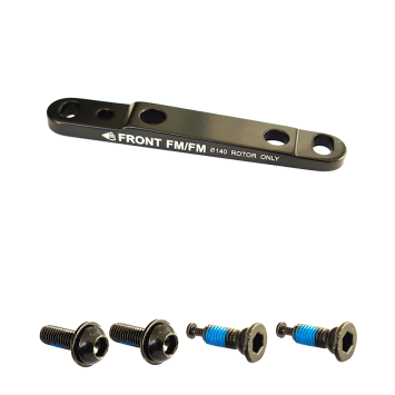 Adapter Vork Flatmount voor 140 of 160 mm remschijven, Cyclotech