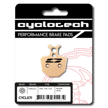 Formula Oro - K18 - K24 remblokken sintered, Cyclotech Prodisc Metal.
