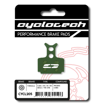 Formula Cura E-bike remblokken, Cyclotech Prodisc E-Bike.