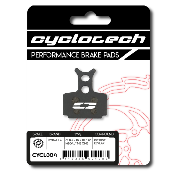 Formula Cura - R1 - RX - R0 - Mega remblokken organisch, Cyclotech Prodisc Kevlar.