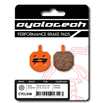 Hayes Sole - MX2 - MX3 Remblokken Ceramic,  Cyclotech Prodisc Ceramic