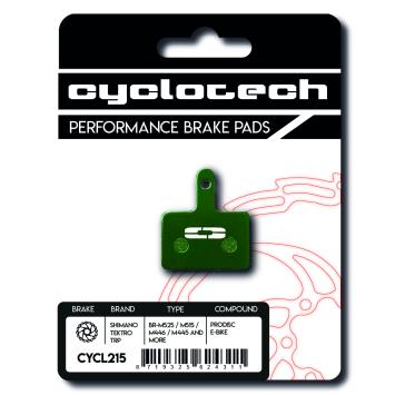 Cyclotech Prodisc E-bike remblokken voor o.a. Shimano SLX DEORE BR-M525