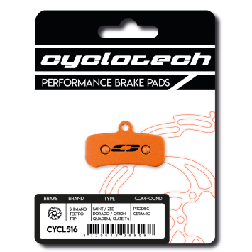 Tektro Dorado - Orion 4piston keramische remblokken, Cyclotech Prodisc Ceramic