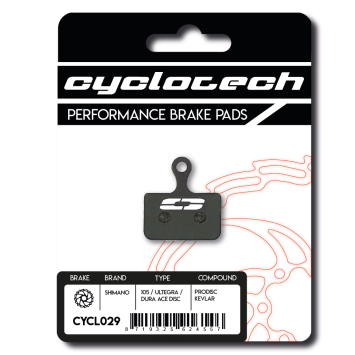 Shimano Ultegra - GRX - Dura Ace - XTR Remblokken, Cyclotech Prodisc Kevlar