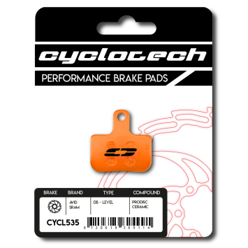 Sram Level - Sram DB remblokken, Cyclotech Prodisc Ceramic