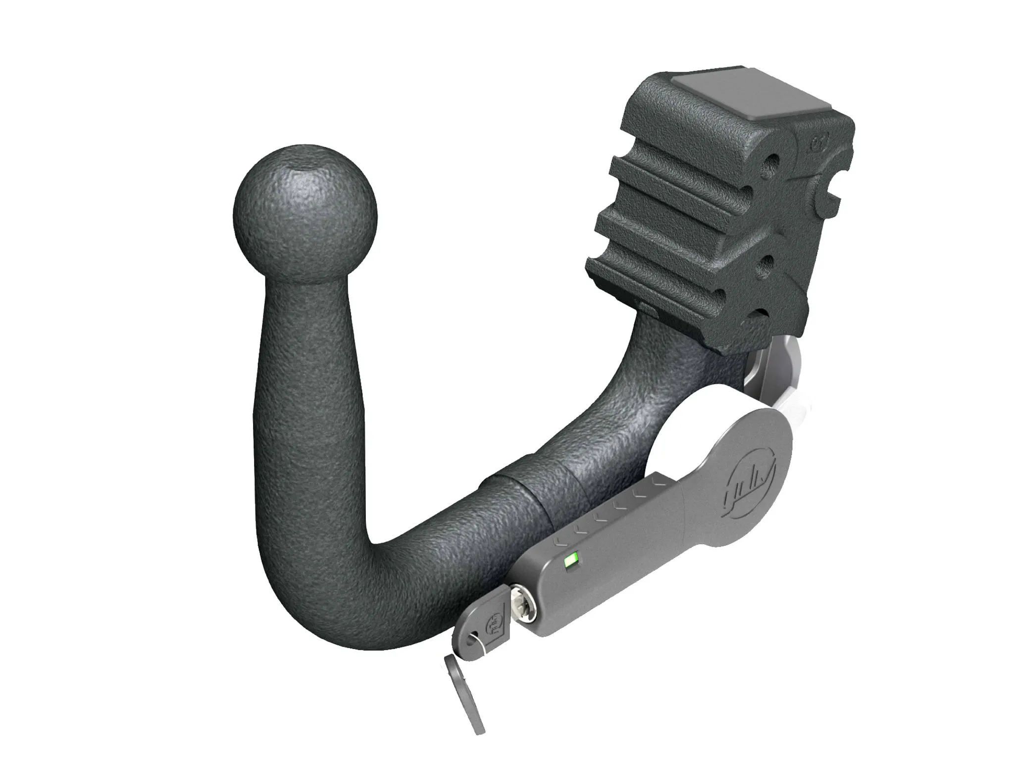 Trekhaak 3500kg Met Dubbele Bal & Pin - ART E11 R55 Goedgekeurd - 50mm Bal + 24mm Pin