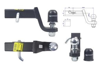 trekhaak koppel stuk adapter usa cars