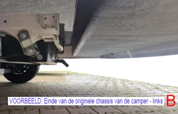 Trekhaak LMC Cruiser Camper Fiat Ducato vanaf 2006 chassis variabel trekhaak verlengstukken kabelset 13 polig