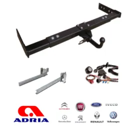 trekhaak Adria camper chassis Ford transit 2014