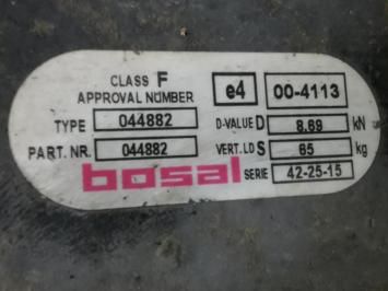 Bosal losse trekhaak kogel bestellen afneembaar