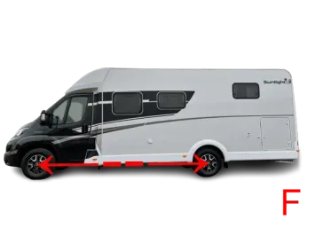 Trekhaak Giottiline Therry camper Fiat Ducato chassis