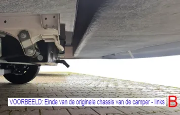 Trekhaak Pilote camper Renault master variabele trekhaak + Frame + verlengstukken + Kabelset en bevestiging materiaal 