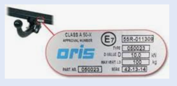Trekhaak kogel Oris bestellen verticaal afneembaar type AH41