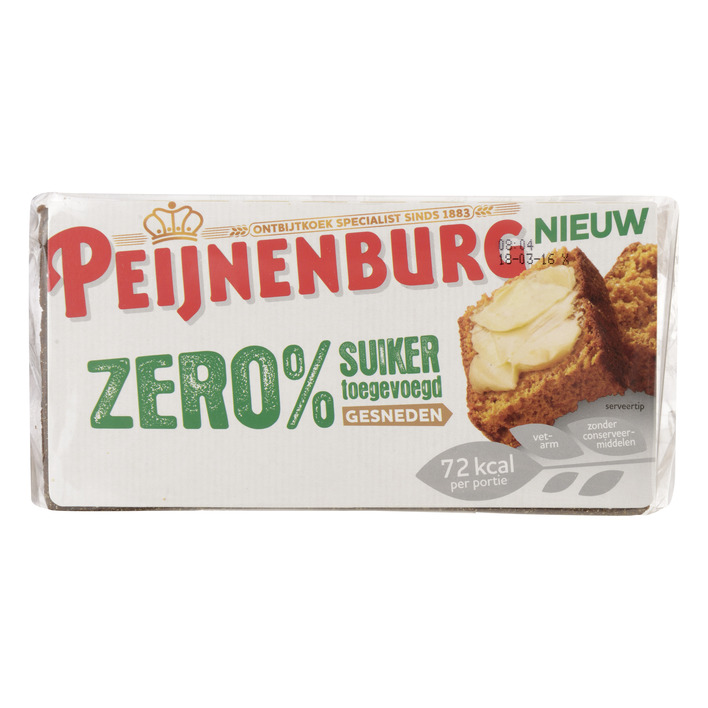Peijnenburg Zero% Sugar Breakfast Cake Sliced (275 gr.)