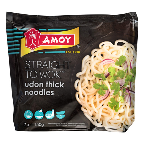 Amoy Kant en Klare Dikke Udon Woknoedels (300 gr.)
