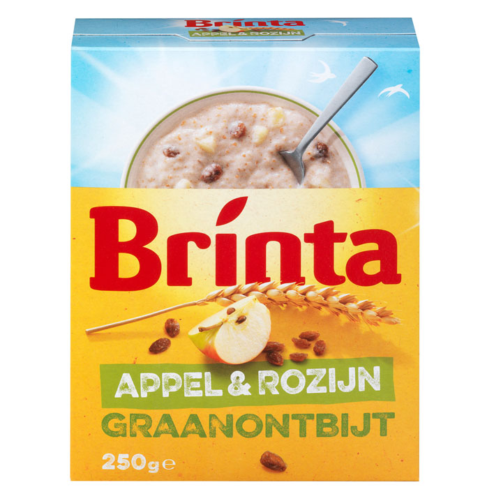 Brinta apple-raisin grain breakfast (250 gr.)