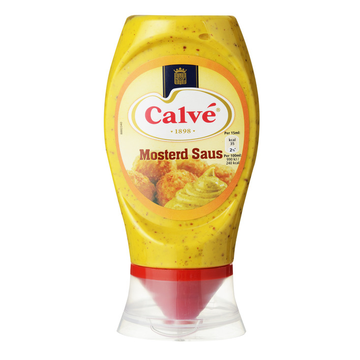 Calvé Mustard sauce topdown (250 ml.)