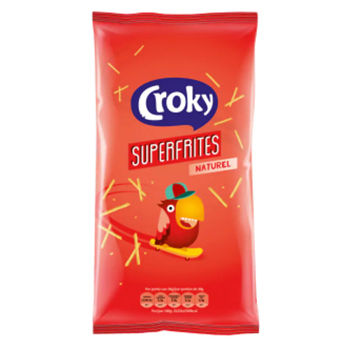 Croky Chips Superfrites Naturel (150 gr.)