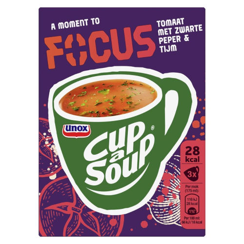 Unox Cup-a-Soup focus tomaat peper tijm