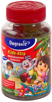 Dagravit Kids-Xtra multivitaminen gummies 3+ (60 stuks)