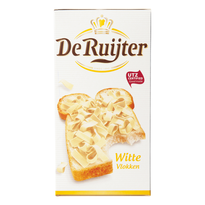 De Ruijter Chocolade vlokken wit (300 gr.)