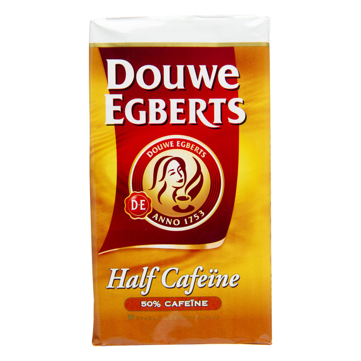 Douwe Egberts Half cafeine quick filter (250 gr.)