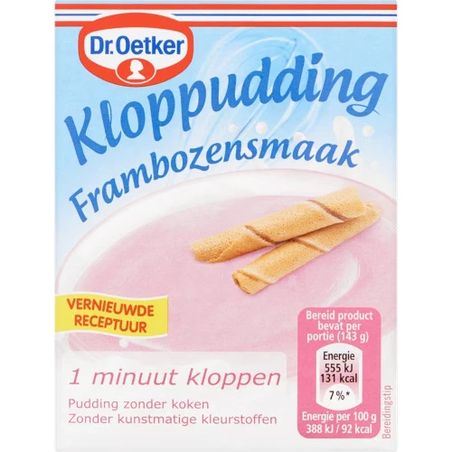 Dr. Oetker pudding rasberry