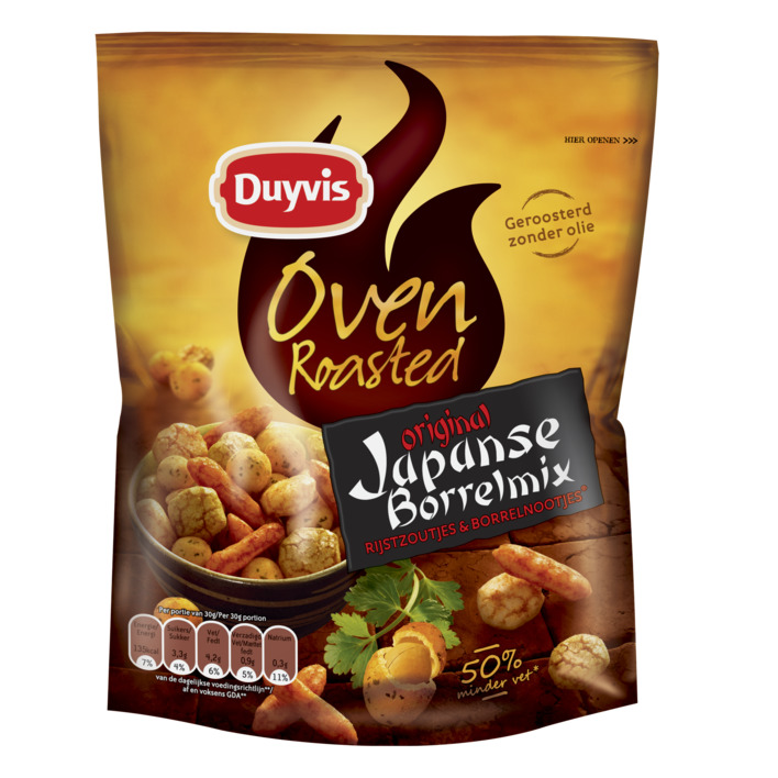 Duyvis Oven roasted Japanse nuts mix (125 gr.)