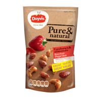 Duyvis Pure & natural cashews & almonds paprika (125 gr.)