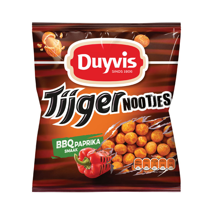 Duyvis Tijgernootjes barbecue/paprika