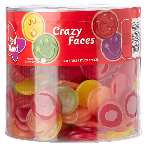 Red Band crazy faces smileys