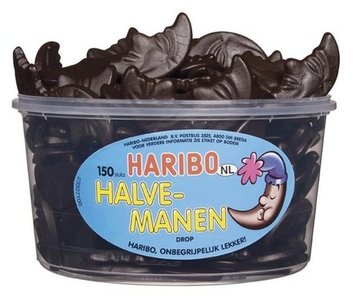 Haribo Halve-Manen Drop (1350 gr.)