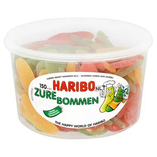 Haribo Zure Bommen 150 Stuks