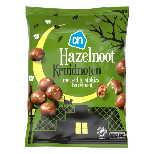 Hazelnoot melkchocolade Kruidnoten