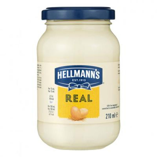 Hellmanns mayonaise pot 210 ml