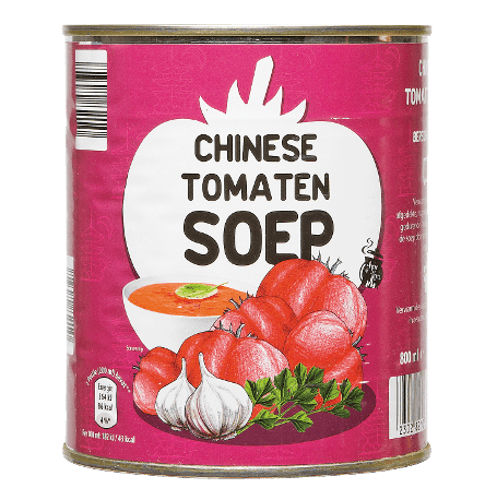 Hete ketel Chinese tomaten soep