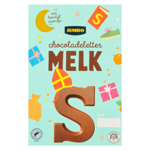 Sinterklaas Chocoladeletter Melk Klein