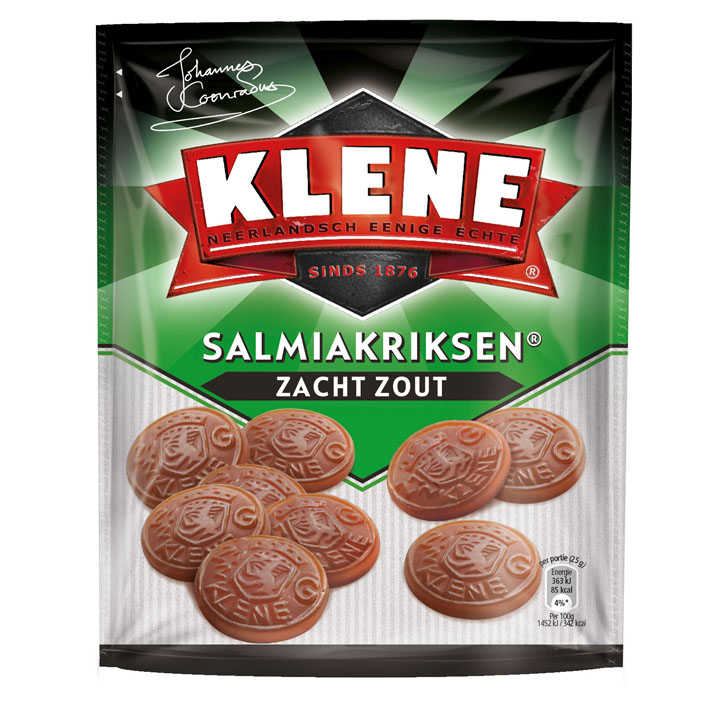 Klene salmiac riksen soft salt (260 gr.)