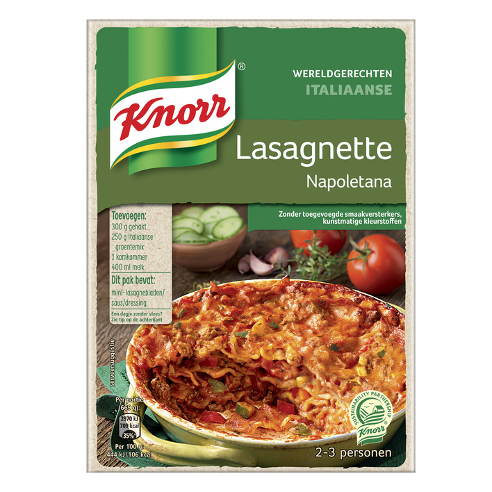 Knorr Wereldgerechten - Italiaanse Lasagnette Napoletana