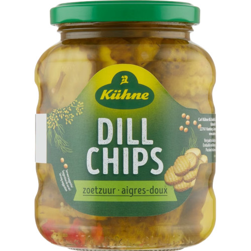 Kühne Dill Chips Zoetzuur (185 gr.)