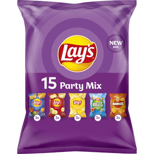 Lay\'s party mix uitdeelzakjes chips